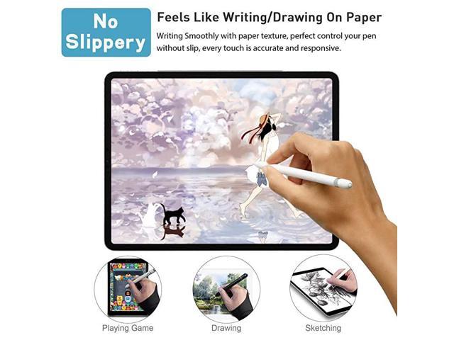 Fojojo iPad Pro 11 Matte PET Paper Texture Film with Anti Glare for Writing & Drawing 2020 & 2018 Models Apple Pencil Compatible/Face ID Paperlike iPad Pro 11 Screen Protector 2Pack 