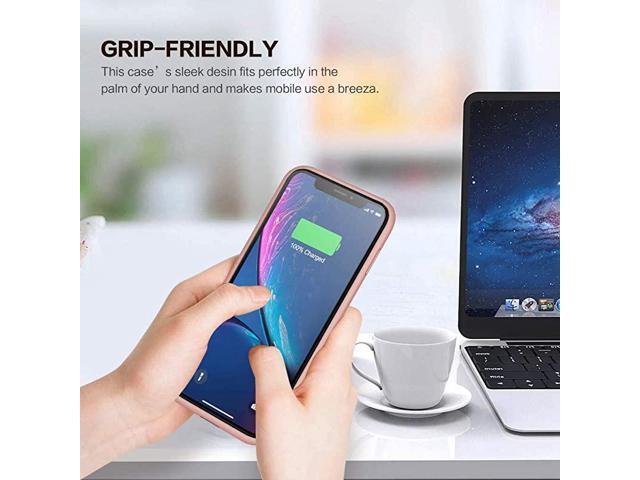 Battery Case for iPhone XR, 6800mAh 6.1 inch Slim Portable Protective iPhone Charging Case Backup Power Bank Battery Case Compatible with iPhone XR