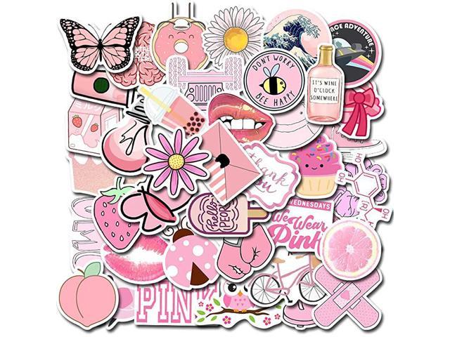 Water Bottle Sticker Pack 100 PCS Laptop Computer Vinyl Stickers Waterproof Trendy Stickers for Teens Girls Boys for Laptop Stickers Motorcycle Bicycle Skateboard Luggage Phone 