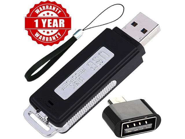 8GB USB VOICE RECORDER WITH 15 HOUR BATTERY 