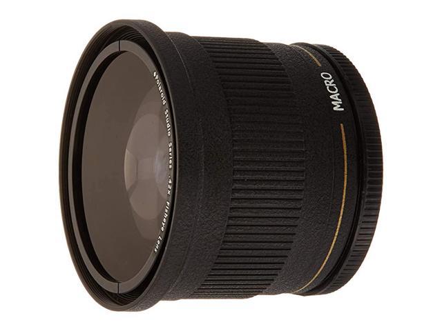 Studio Series 72mm 42x High Definition Fisheye Lens With Macro Attachment Includes Lens Pouch and Cap Covers