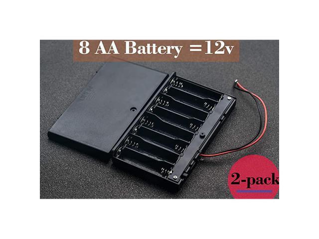 AAA x 2 Enclosed Battery Holder Box with Switch