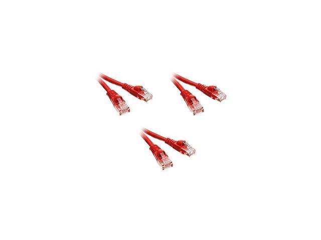 Snagless/Molded Boot 7 Feet Red CNE486258 Cat5e Ethernet Patch Cable