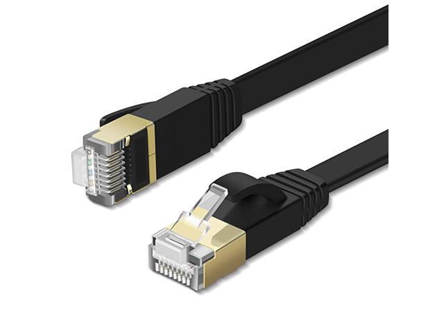 1 Ft Cat.7 SSTP Patch Cable 600MHz Copper Shielded Ethernet Networ Blue Cable. 