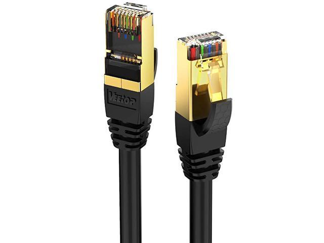 5m  16ft 2 Pack Cat8 Cable Ethernet 40gbps 2000mhz Cabl... 