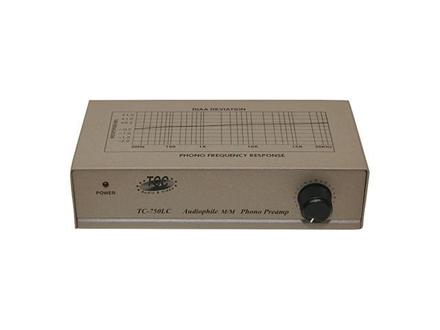 Your Choice Technolink TC-750LC Audiophile RIAA Phono Preamp with Output Level Control 85dB S/N; BLACK or SILVER BLACK 