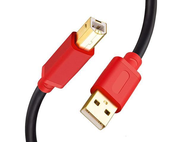 Printer Cable 20Ft USB 20 High Speed GoldPlated Connectors Printer ...