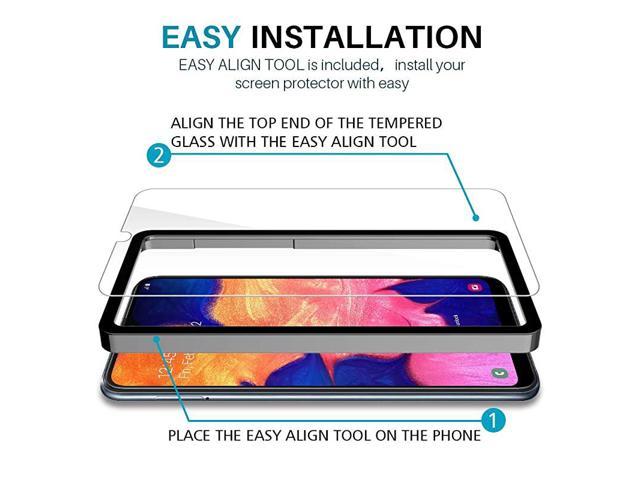 2+3 Pack 2 Pack Flexible TPU Screen Protector and 3 Pack Camera Lens Protector Locate Tool Precise Alignment Full Coverage Case Friendly LϟK Compatible for Samsung Galaxy S9 Plus 