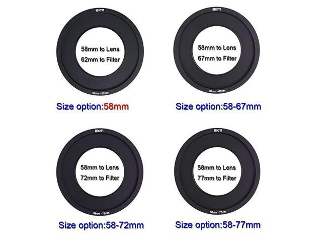 SIOTI Adapter Ring for Lens or Filter Customization 
