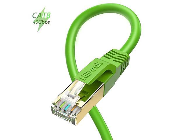 Cat8 S/FTP Ethernet Patch Cable 40Gbps 2000MHz RJ45 15 Feet 