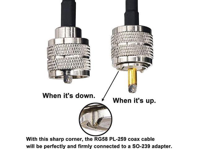 UHF PL259 male to UHF Female SO239 Low Loss RF Coaxial RG58  Coax Cable  3/5/10m 