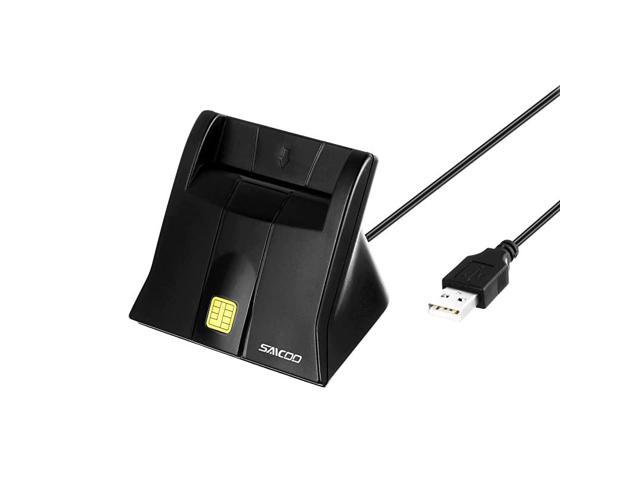 DOD Military USB Common Access CAC Smart Card Reader Compatible with Mac Os Win Vertical Version
