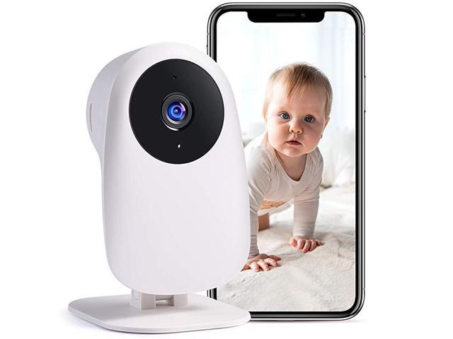 Baby Monitor with Camera and Audio 1080P Night Vision Motion and Sound Detection 24G WiFi Home Security Camera for Baby Nanny Elderly and Pet Monitoring Works with Alexa