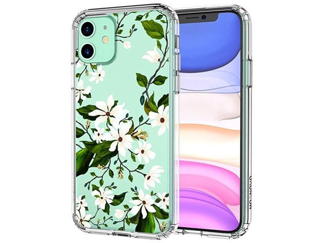 Magnolia Floral Flower Pattern Designed For Iphone 11 Case Clear Case With Design Girls Women Tpu Bumper With Protective Hard Case Cover Newegg Com