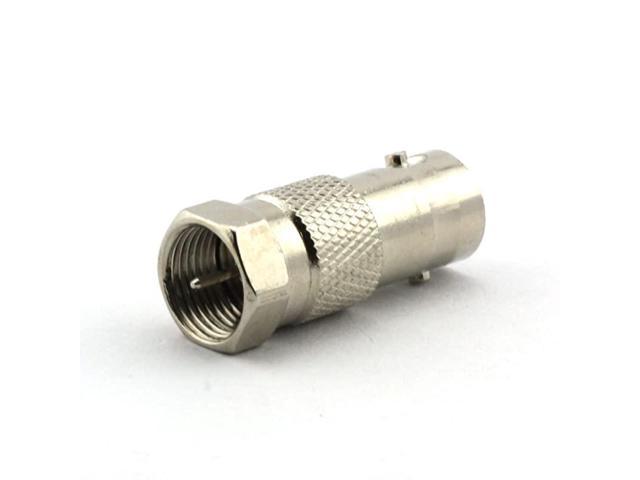 2PCS F Male to BNC Female Connector RF Coax Coaxial Adapter