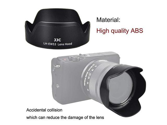 JINYANG Protective Accessories EW-53 Lens Hood Shade for Canon EF-M 15-45mm F3.5-6.3IS STM Lens JINYANG