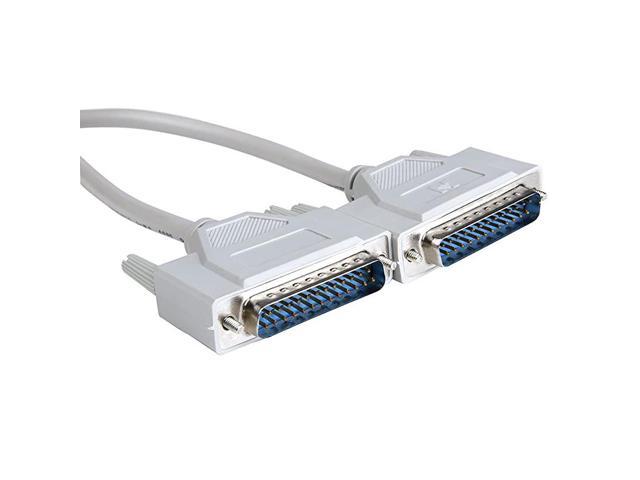 WESAPPINC 14.80 Feet DB25 25 Pin Male to Male Serial IEEE-1284 Parallel Printer Extension Cable 4.5M 14.80 Feet 4.5M 