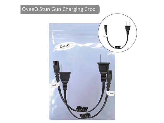 Gun Charger Cord Compatible with VIPERTEK VTST03 VTS195 Police 305 Police  92858 Avenger Guard Dog Security Jolt Master Sabre and Most Other Guns 2  PackExpandable to 12inch 