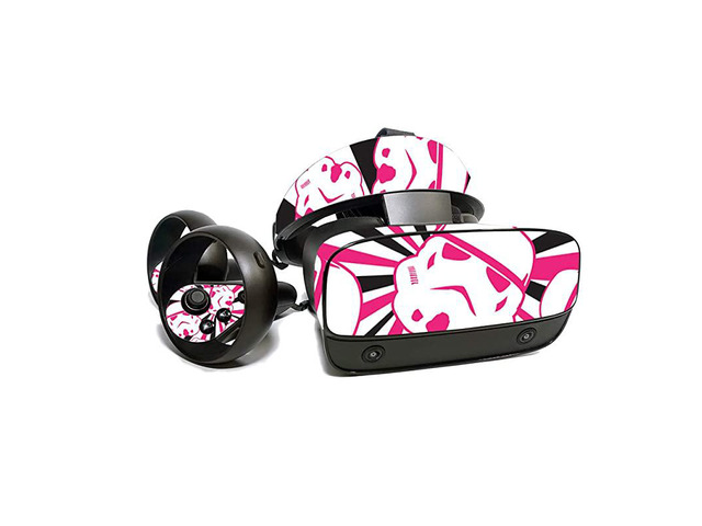 MightySkins Vinyl Decal Skin For SteelSeries Arctis 5 Headset - Solid Pink | Protective, Scratch-Resistant Wrap | Made In USA