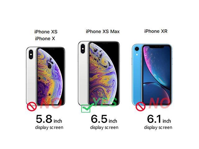 PU Leather Flip Shockproof Cover for iPhone Xs Max Blue Wallet Card Holder Case 4 Card Slots with Lanyard Cavor iPhone Xs Max Case