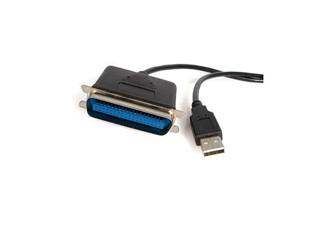 com 6 ft. (1.8 m) USB to Parallel Port Adapter - IEEE-1284 - Male/Male - USB to Centronics Cable (ICUSB1284)
