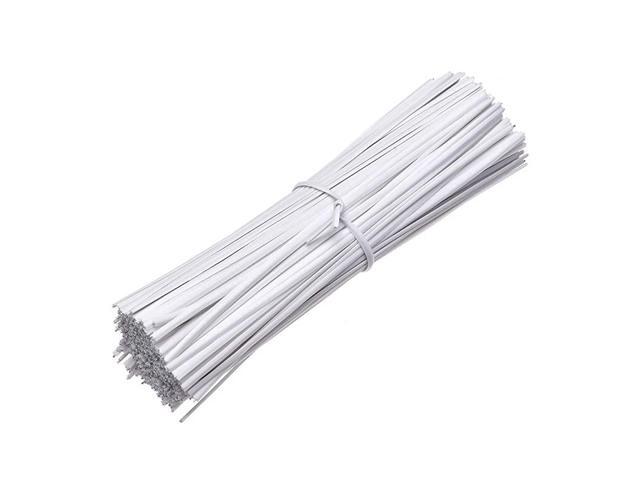 Details about   Metallic Twist Ties 100mmx1.8mm Plastic White Cable Cord Ties 500pcs 