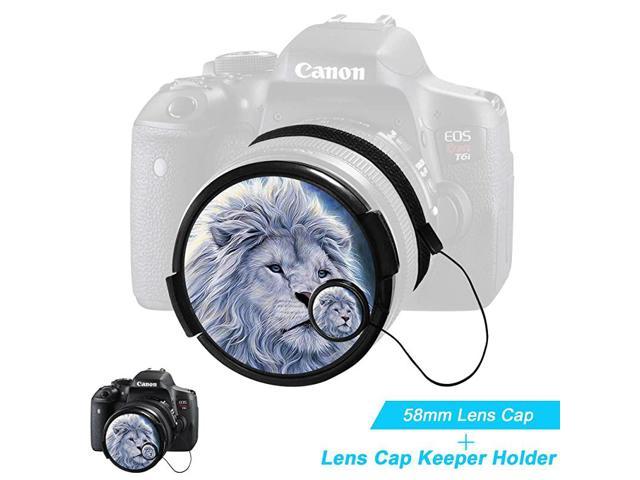 58mm Front Lens Snap-on Cap Cover fits Nikon Olympus Canon Fuji Sony Panasonic 