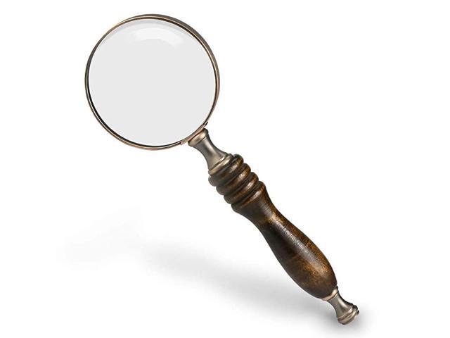 Reading Low Vision Inspection Craft Loupe Magnifier Tool with LED Double Lens 