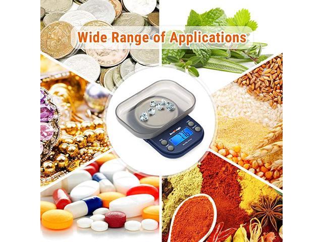 255 Mini Digital Weight Scale for School Travel Jewelry Pocket Gram Scale  300g001g with Tare and Calibration Food Kitchen Scale 