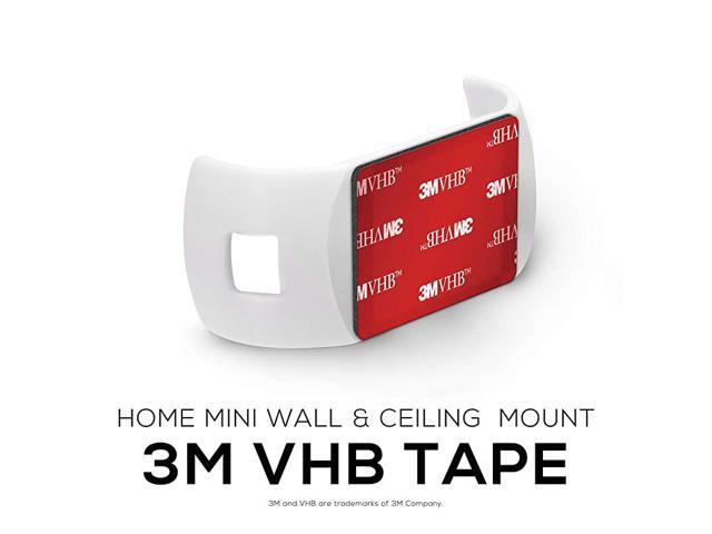 White by Brainwavz No Mess Strong VHB Adheasive Mount Screwless Wall & Ceiling Mount for Google WiFi Home Mesh System Holder No Tools Required No Drilling Easy to Install