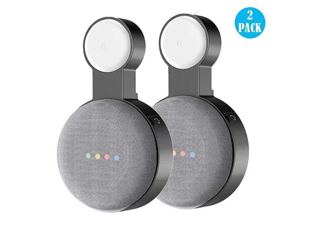 Wall Outlet Mount Holder Hanger Stand Grip for Google Home Mini Voice Assistants 