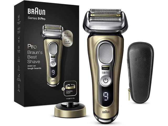 Braun Electric Foil Razor for Men, Series 9 Pro 9419s Wet & Dry Shaver with ProLift Beard Trimmer, Gold