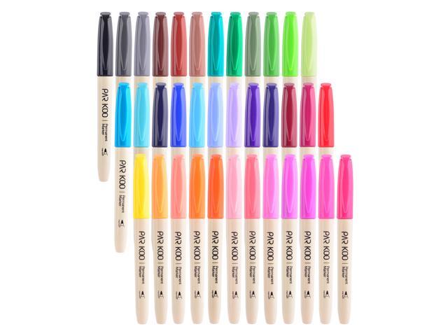 Permanent Markers,Shuttle Art 30 Pack Blue Permanent Marker set,Fine Point Marking Works on Plastic,Wood,Stone,Metal and Glass for Doodling