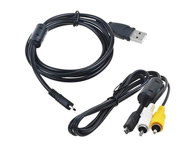 AV A/V Audio Video TV Cable/Cord/Lead for Sanyo Camera Xacti VPC-E1090 SO COOL USB Data