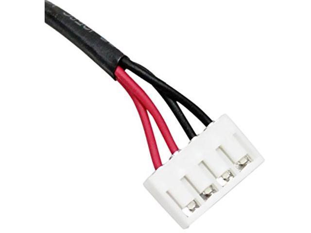 DC Power Jack Harness Replacement For Dell Inspiron 13 & 17 Series - 2.76inch Charger Port