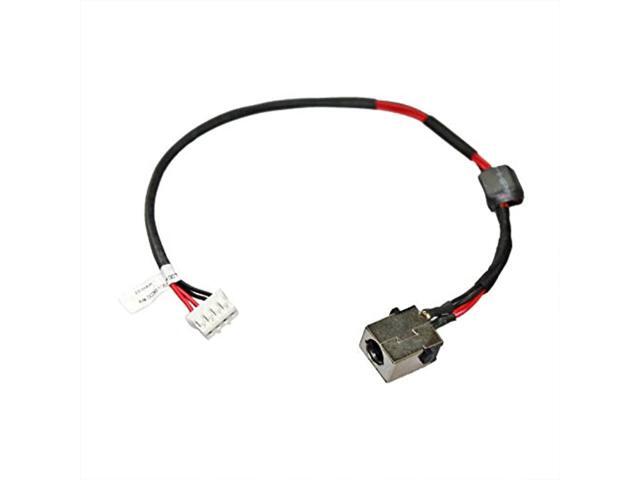 DC Power Jack Harness Replacement For Dell Inspiron 13 & 17 Series - 2.76inch Charger Port