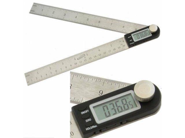 12" Digital Electronic Protractor Goniometer Angle Finder with LCD Screen 