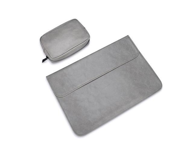 PU01S PU Leather Horizontal Invisible Magnetic Buckle Laptop Inner Bag ...