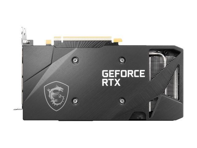 MSI Ventus GeForce RTX 3060 12GB GDDR6 PCI Express 4.0 Video Card RTX 3060  Ventus 2X 12G OC LHR