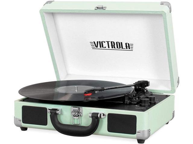 Photo 1 of Victrola Vintage 3-Speed Bluetooth Portable Suitcase Record Player with Built-in Speakers, Upgraded Turntable Audio Sound - MINT