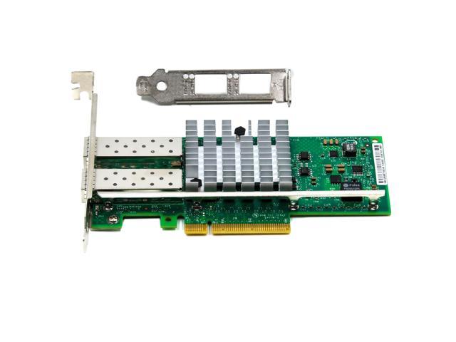 Intel 10Gbps Dual Port PCI-E X520-DA2 E10G42BTDA Ethernet Server Adapter US 