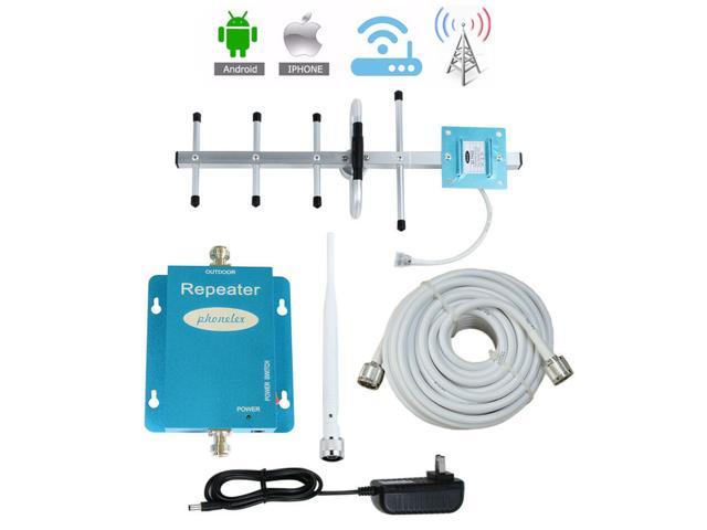 Cell Phone Booster Home 850MHz Band 5 2G GSM 3G CDMA 4G LTE FDD Verizon Mobile Phone Signal Amplifier ATT Repeater Cell Signal Booster Use Home/Office/Warehouse/Basement/Garage 