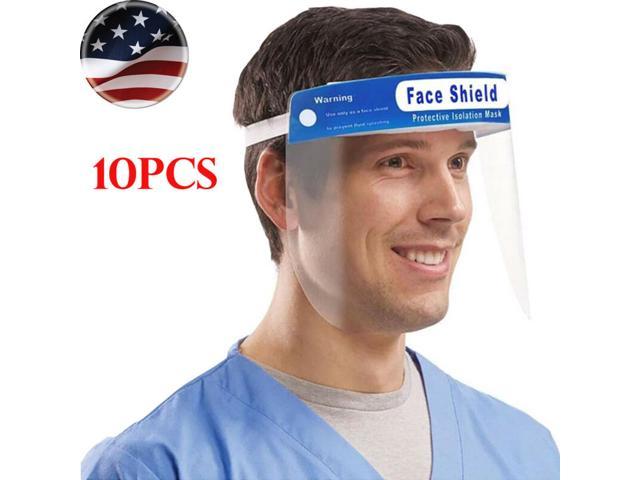 Safety Full Face Shield Reusable Washable Protection Cover Face Mask Anti-Splash