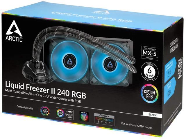 ARCTIC Liquid Freezer II 360 A-RGB Multi-Compatible All-in-one CPU AIO  Water Cooler with A-RGB, Intel ＆ AMD Compatible, efficient PWM-Cont 並行輸入 