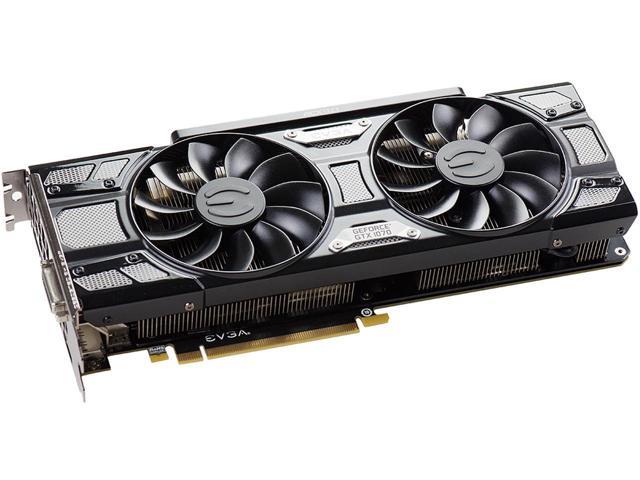 EVGA GeForce GTX 1070 GAMING, 08G-P4-5171-KR, 8GB GDDR5, ACX 3.0 & Black Edition Double LED lights overclocking game graphics double wind