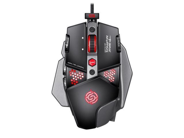 K-snake 6400 DPI 8-keys Free Drive Disassembly Gaming Mechanical Wired Mouse, Cable Length: 1.8m