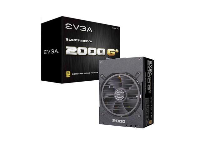 EVGA SuperNOVA 2000 G+ 2000W Computer Power Supply,80PLUS Gold Medal,Full Module,FDB Bearing Fan,Full Japanese Capacitor,Suitable For Working Under 220V,Desktop Host Power Supply
