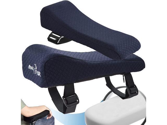 Arm Rest Office Chair Armrest Pads 2 Pack Arm Chair Covers for Office Chairs,Elbow Pillow for Elbows and Forearms Pressure Relief Black 