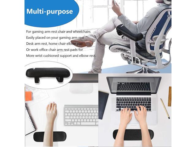 Supersoft 2 Pack Armrests Memory Foam Armrest Office Computer Arm Chair Pads Covers Elbow Pain Relief Office Chair Arm Covers Computer Pads Universal FIT