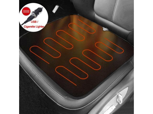 1 PC Universal for Car Truck SUV Home Office Chair Pet Heating Pad Big Ant Heated Car Seat Pad Heated Seat Cushion 12V Car Heat Seat Cushions for Cold Weather and Winter 